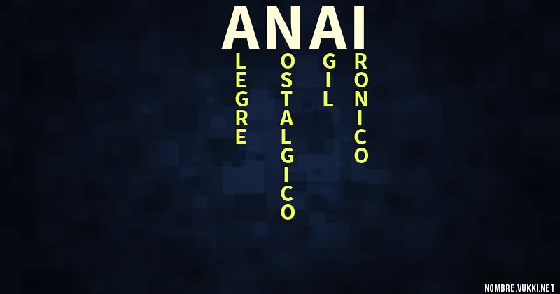 Acróstico anai