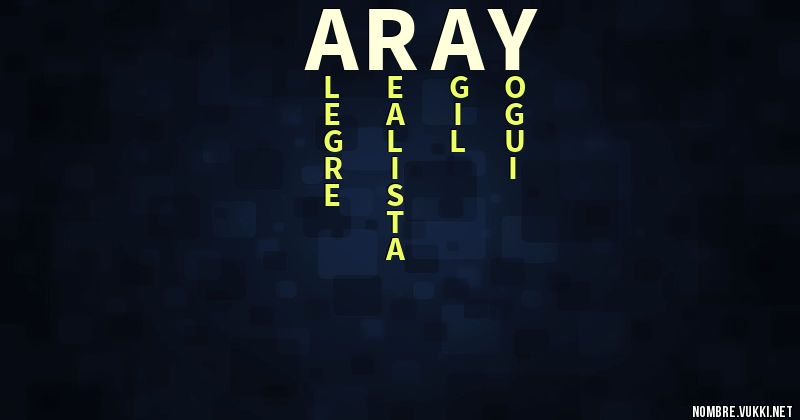 Acróstico aray