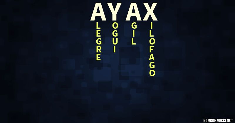 Acróstico ayax
