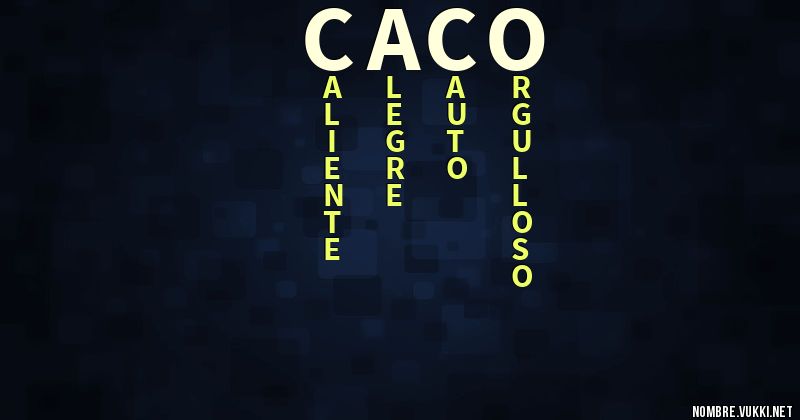 Acróstico caco