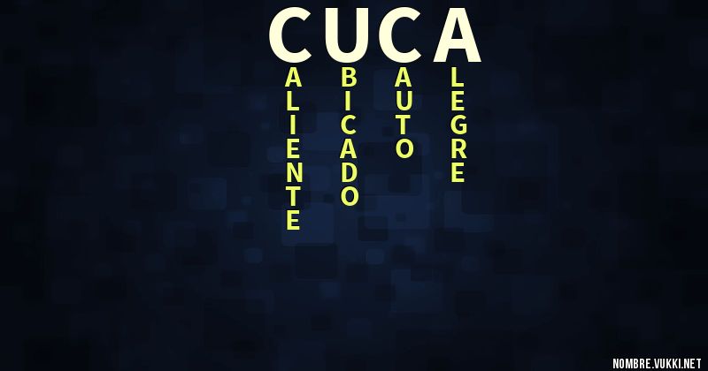 Acróstico cuca