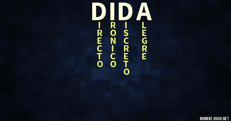 Acróstico dida