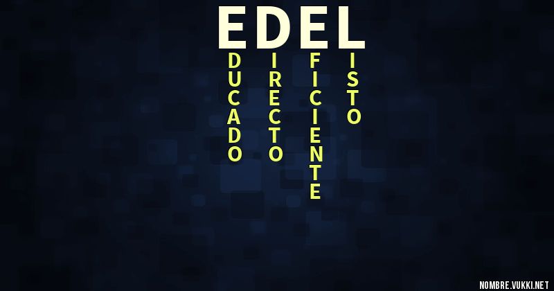 Acróstico edel