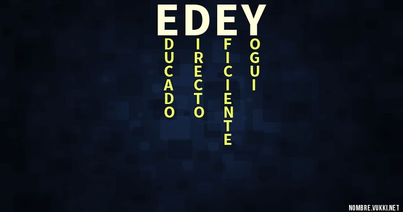 Acróstico edey
