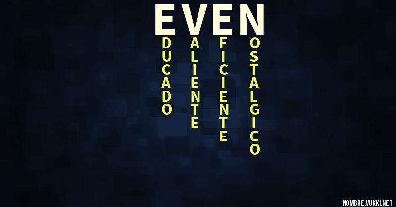 Acróstico even