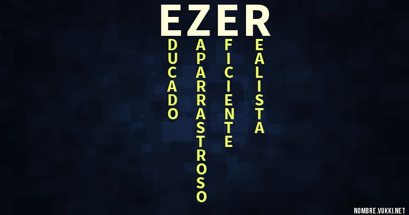 Acróstico ezer
