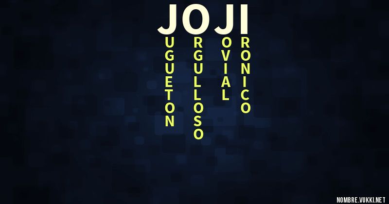 Acróstico joji