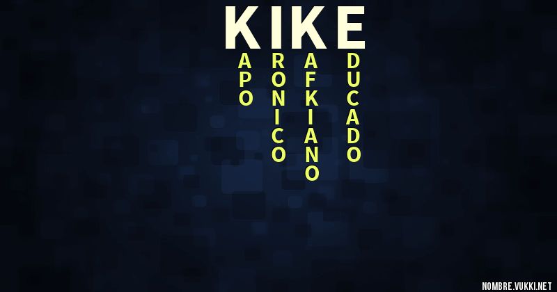 Acróstico kike