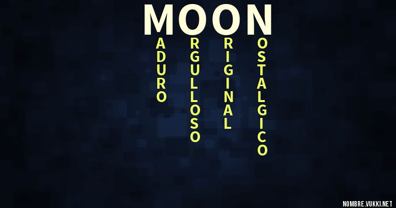 Acróstico moon