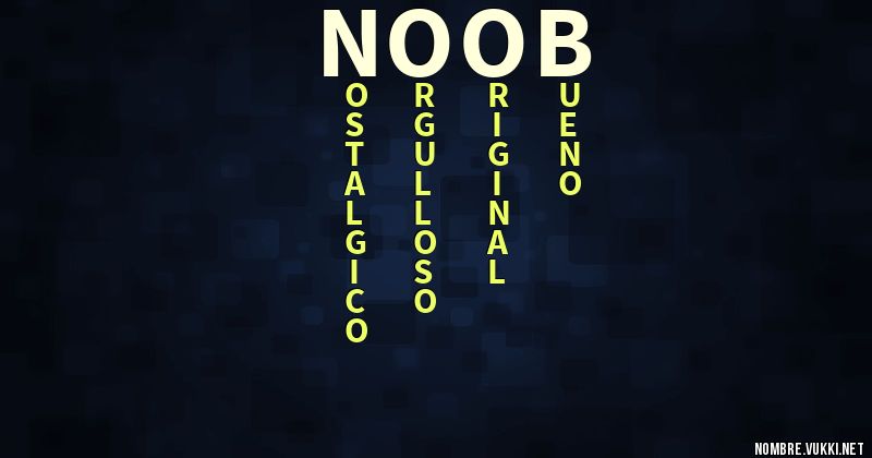 Acróstico noob