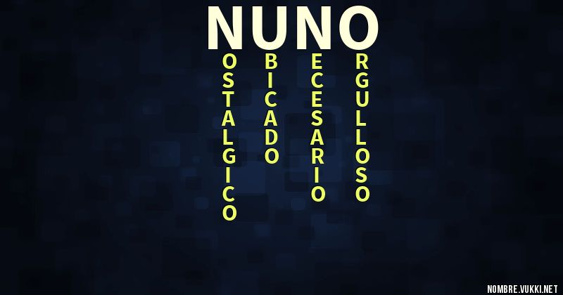 Acróstico nuno