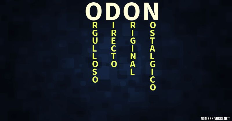 Acróstico odon