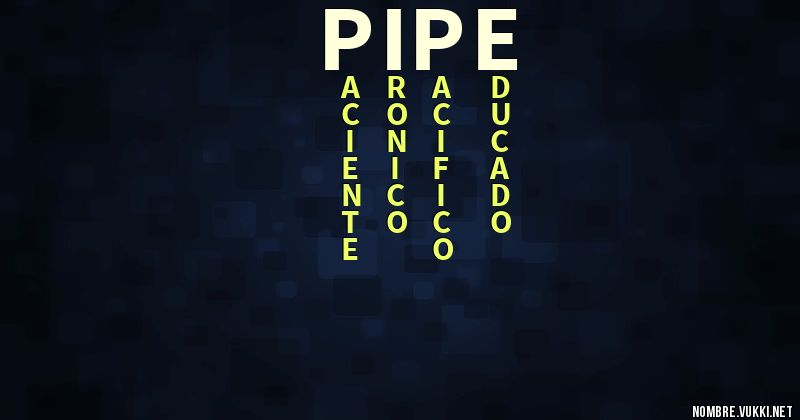 Acróstico pipe