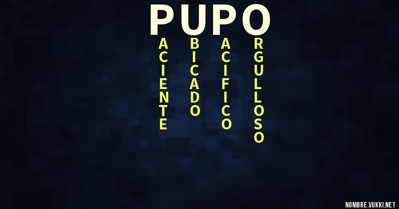Acróstico pupo