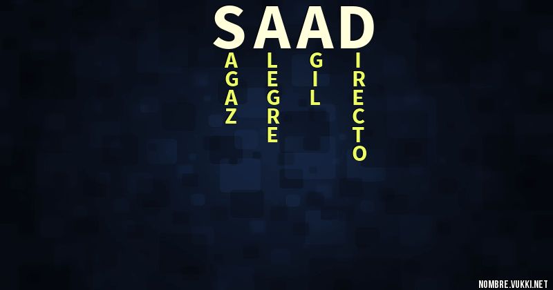 Acróstico saad