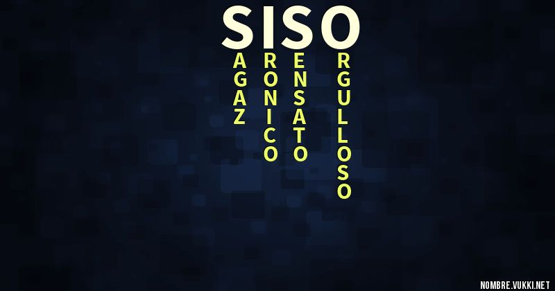 Acróstico siso