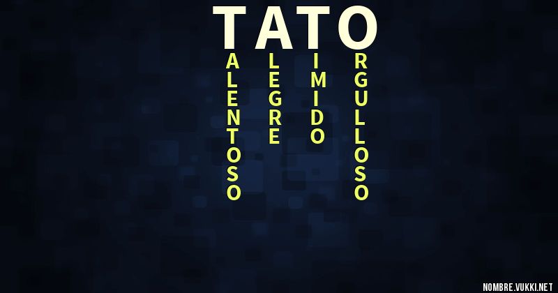 Acróstico tato
