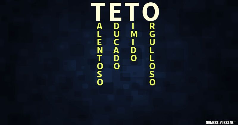 Acróstico teto