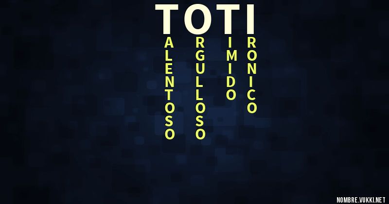 Acróstico toti