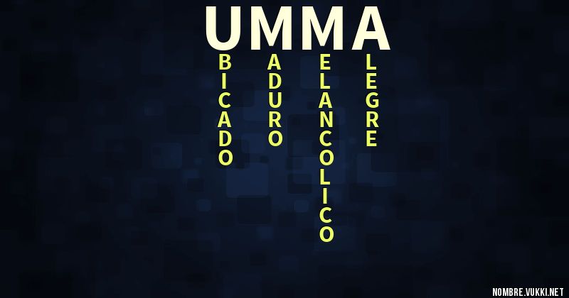 Acróstico umma