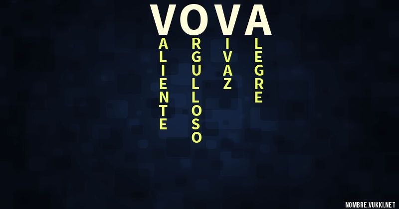 Acróstico vova