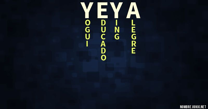 Acróstico yeya