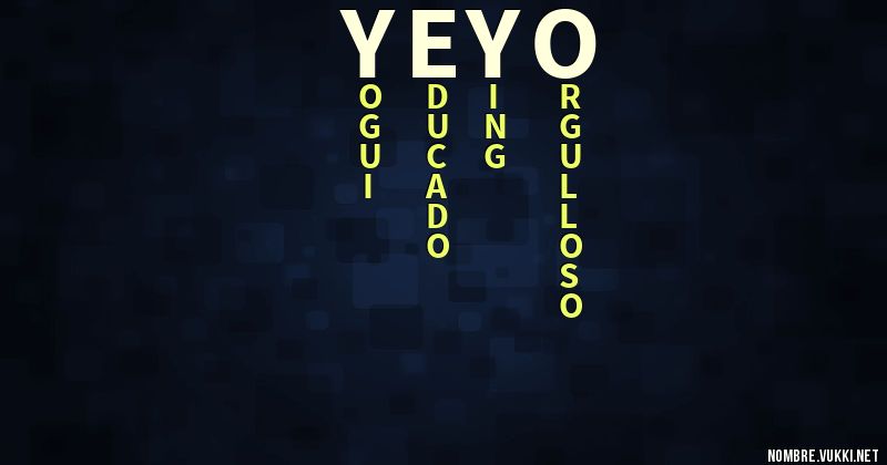 Acróstico yeyo