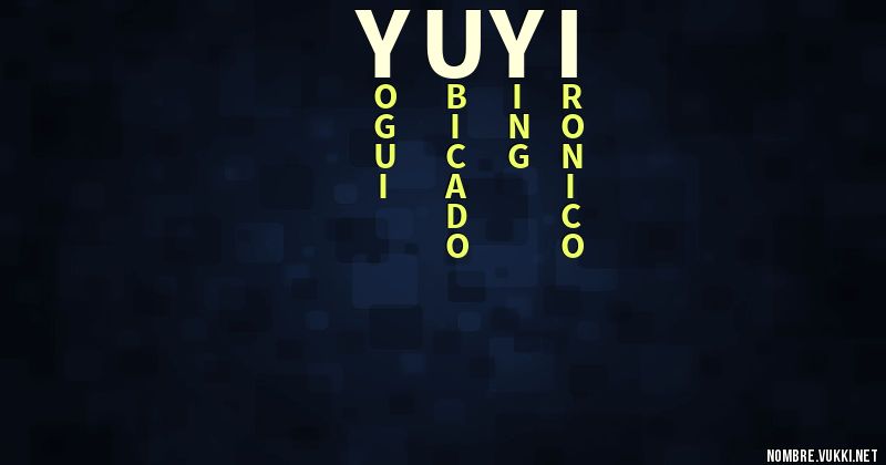 Acróstico yuy3i3