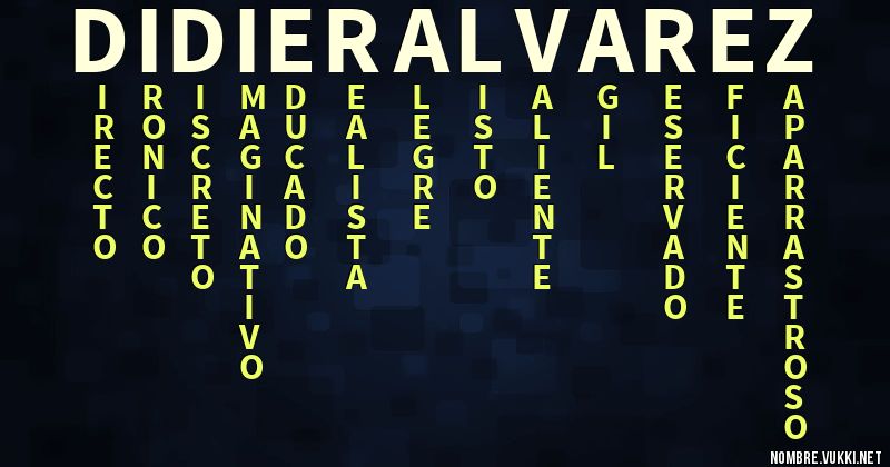 Acróstico didier Álvarez