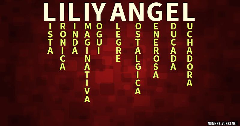 Acróstico lili y angel
