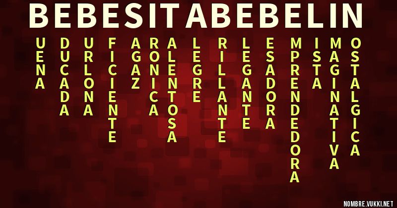 Acróstico bebesita bebelín