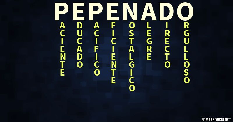 Acróstico pepenado