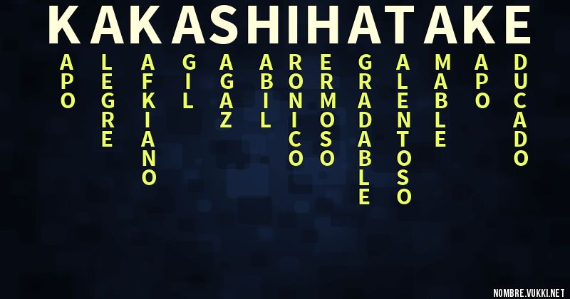 Significado do nome Kakashi Hatake #kakashi #kakashisensei #hatakekaka