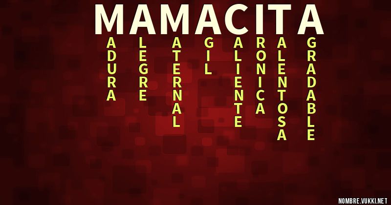 Acróstico mamacita