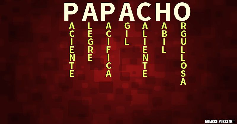 Acróstico papacho