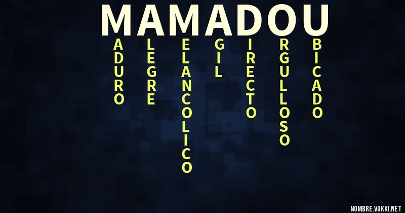 Acróstico mamadou
