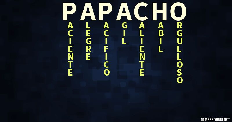 Acróstico papacho