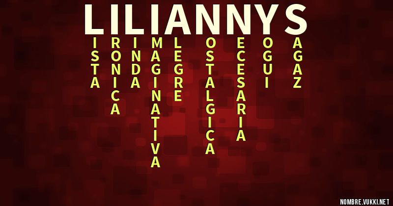 Acróstico liliannys
