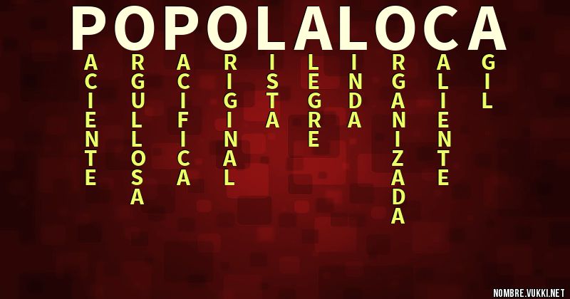 Acróstico popola loca
