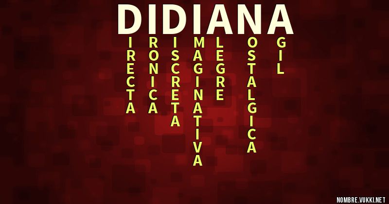 Acróstico didiana