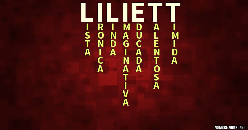 Acróstico liliett