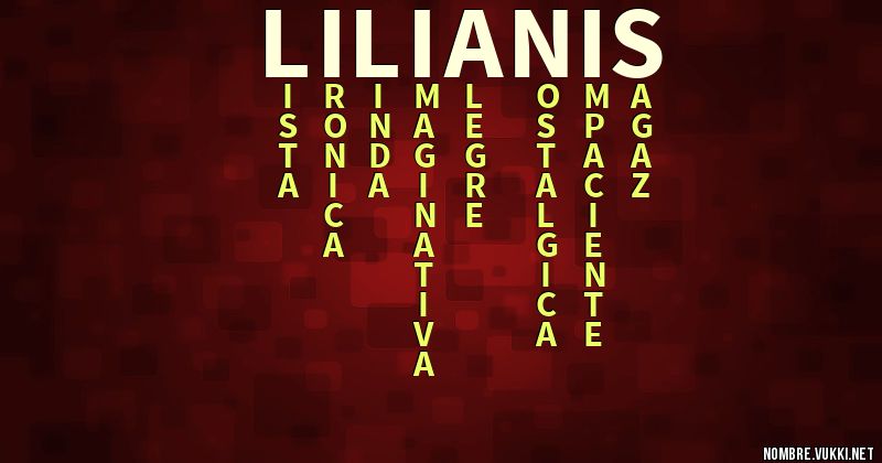 Acróstico lilianis