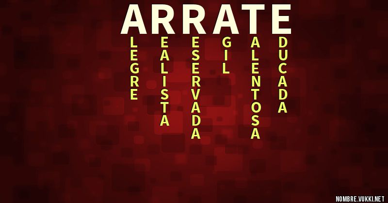 Acróstico arrate