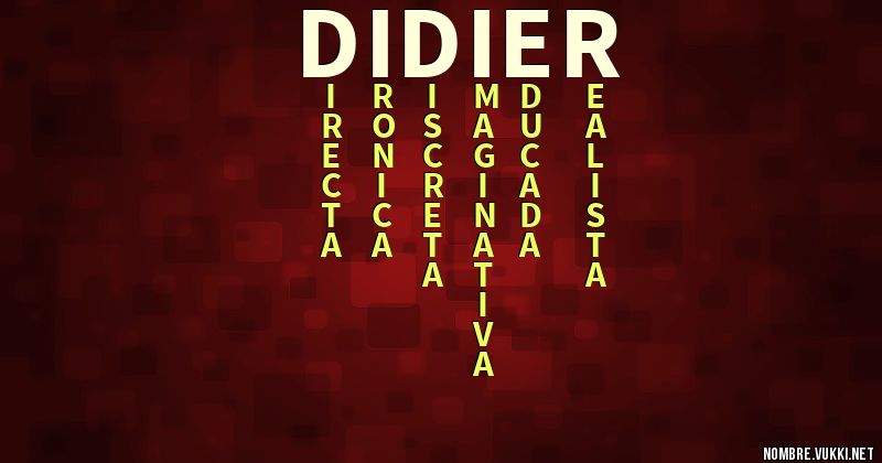 Acróstico didier