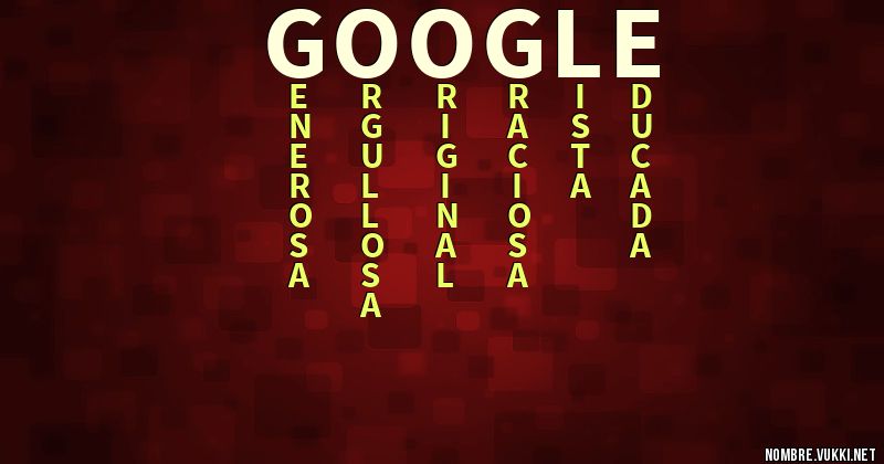 Acróstico google