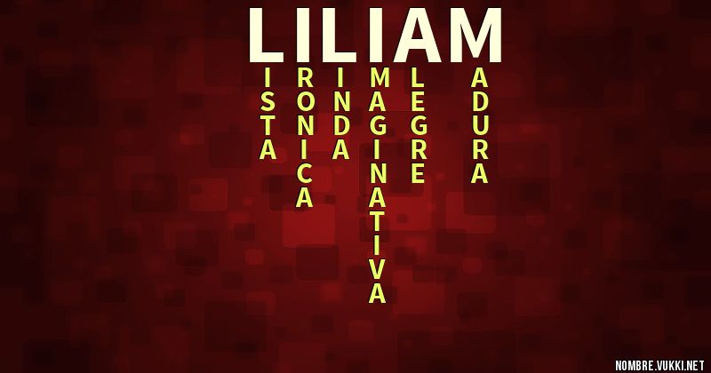 Acróstico liliam