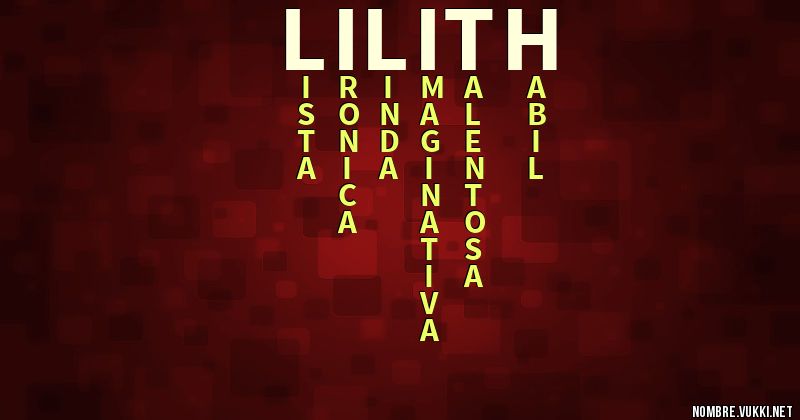 Acróstico lilith