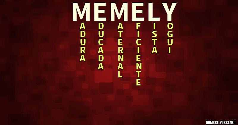 Acróstico memely