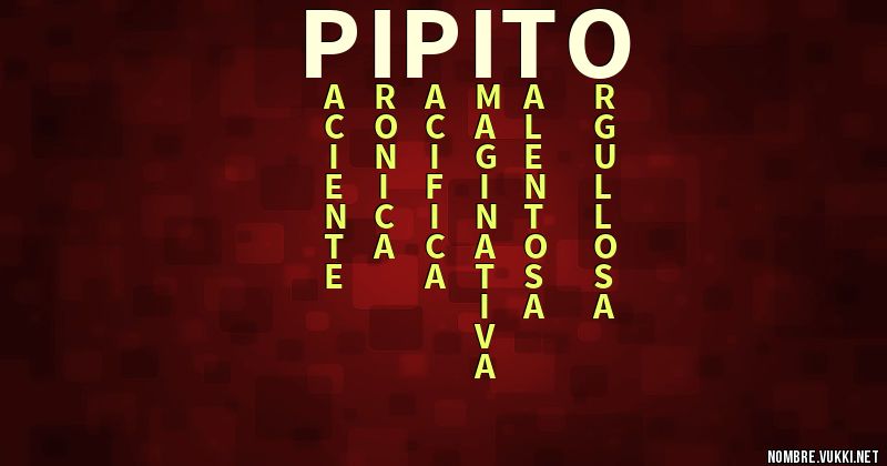 Acróstico pipito