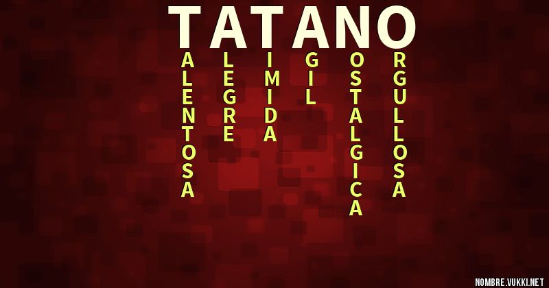 Acróstico tatano